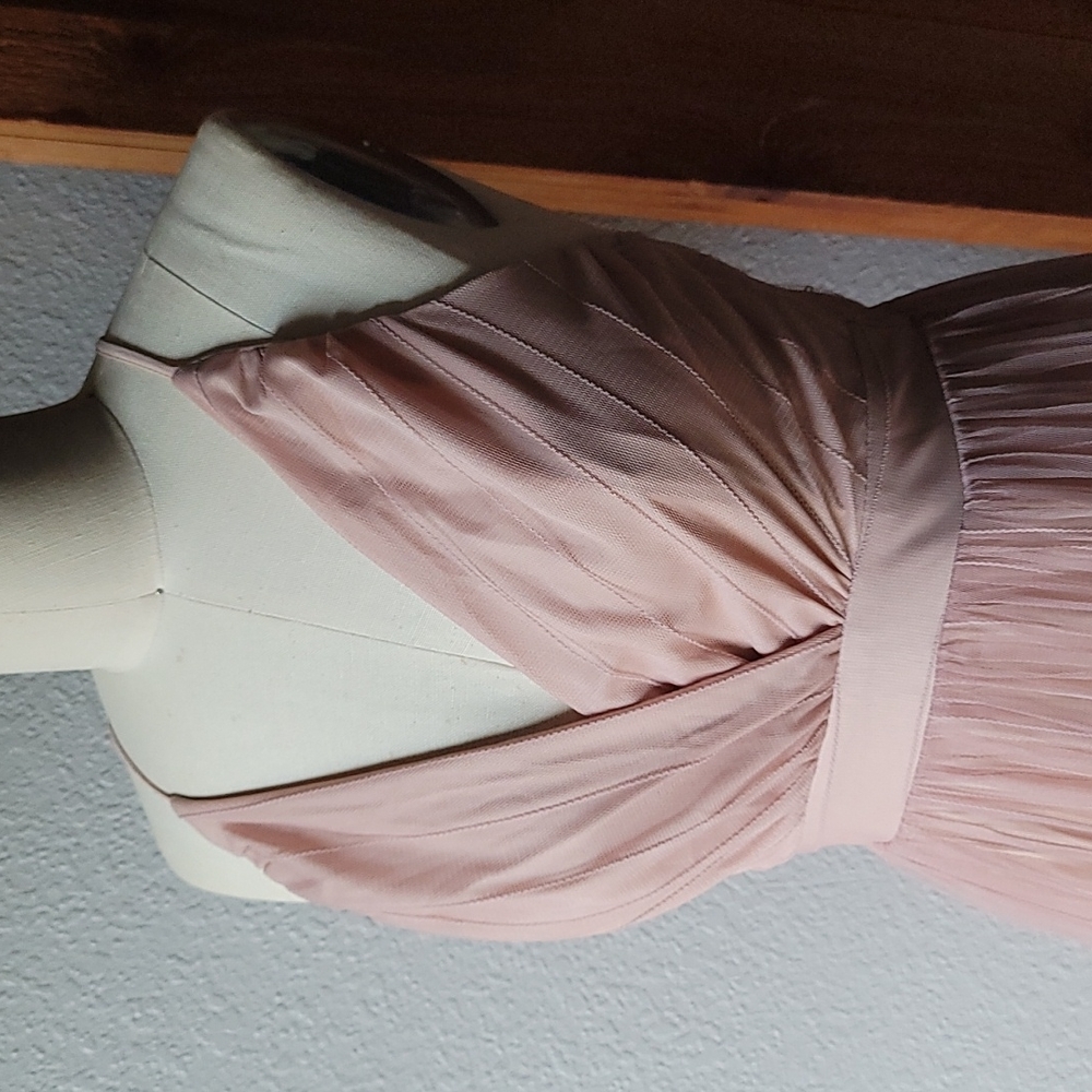 Flowy Beautiful Dusty Rose Maxi Dress - Picture 3 of 15